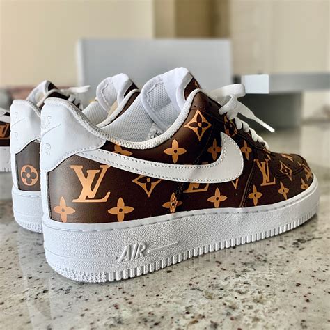 lv air force 1 brown|louis vuitton air force 1 red.